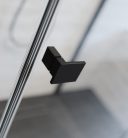 Zuhanykabin, Radaway Essenza Pro Black KDJ szögletes fekete zuhanykabin 80x75 átlátszó jobbos