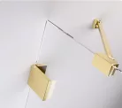 Zuhanykabin, Radaway Essenza Pro Gold KDJ szögletes arany zuhanykabin 80x70 átlátszó jobbos