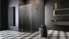 Zuhanykabin, Radaway Essenza Pro Gold KDJ szögletes arany zuhanykabin 90x70 átlátszó balos