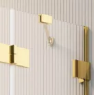 Zuhanykabin, Radaway Essenza Pro Gold KDJ szögletes arany zuhanykabin 120x70 átlátszó balos