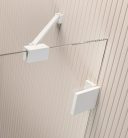 Zuhanykabin, Radaway Essenza Pro White KDJ szögletes fehér zuhanykabin 90x100 átlátszó balos