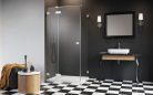 Zuhanykabin, Radaway Essenza Pro White KDJ szögletes fehér zuhanykabin 90x100 átlátszó balos