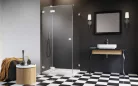 Zuhanykabin, Radaway Essenza Pro White KDJ szögletes fehér zuhanykabin 90x110 átlátszó jobbos