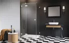Zuhanykabin, Radaway Essenza Pro White KDJ szögletes fehér zuhanykabin 90x120 átlátszó jobbos