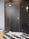 Zuhanykabin, Radaway Essenza Pro White KDJ szögletes fehér zuhanykabin 90x120 átlátszó jobbos
