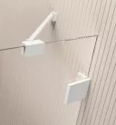 Zuhanykabin, Radaway Essenza Pro White KDJ szögletes fehér zuhanykabin 120x100 átlátszó balos