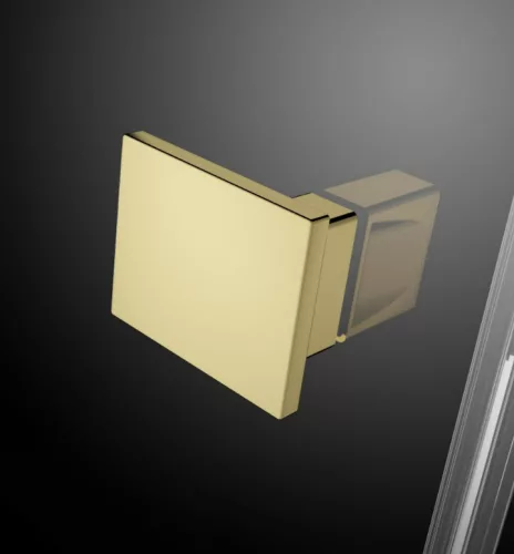 Zuhanykabin, Radaway Essenza Pro Gold KDD szögletes arany zuhanykabin 90x80 átlátszó