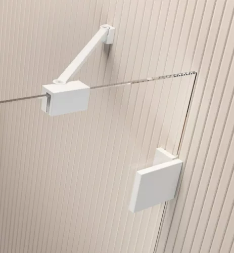 Zuhanykabin, Radaway Essenza Pro White KDD szögletes fehér zuhanykabin 90x100 átlátszó