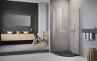 Zuhanykabin, Radaway Essenza PDD íves zuhanykabin 80x90 átlátszó