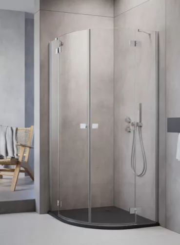 Zuhanykabin, Radaway Essenza PDD íves zuhanykabin 100x80 átlátszó