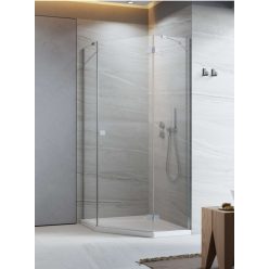  Zuhanykabin, Radaway Essenza PTJ szögletes zuhanykabin 80x90 átlátszó jobbos
