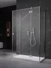Zuhanykabin, Radaway Essenza KDJ+S szögletes zuhanykabin 80x120 átlátszó balos
