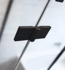 Zuhanykabin, Radaway Essenza Black KDJ+S szögletes fekete zuhanykabin 110x70 átlátszó jobbos