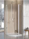 Zuhanykabin, Radaway Nes PDD II íves zuhanykabin 100x90 átlátszó