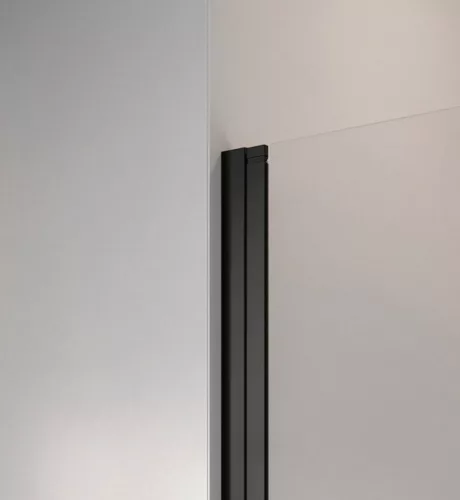 Zuhanykabin, Radaway Nes Black KDD I szögletes fekete zuhanykabin 80x90 átlátszó