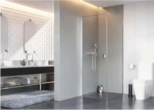 Zuhanykabin, Radaway Nes KDJ I szögletes zuhanykabin 100x70 átlátszó jobbos