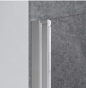 Zuhanykabin, Radaway Nes KDS II szögletes zuhanykabin 120x75 átlátszó jobbos