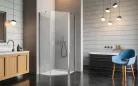 Zuhanykabin, Radaway Nes PTJ 90×100B átlátszó, balos, ajtó a rövidebb oldalon