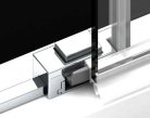 Zuhanykabin, Radaway Idea KDJ+S szögletes zuhanykabin 100x90 átlátszó jobbos