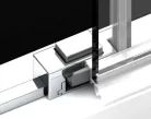 Zuhanykabin, Radaway Idea KDJ+S szögletes zuhanykabin 130x75 átlátszó balos