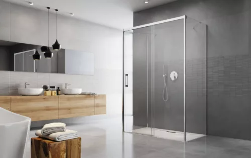 Zuhanykabin, Radaway Idea KDJ+S szögletes zuhanykabin 160x80 átlátszó jobbos