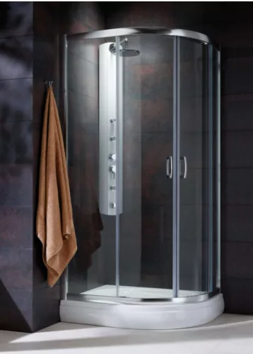 Zuhanykabin, Radaway Premium Plus E1900 íves zuhanykabin 100x80 átlátszó