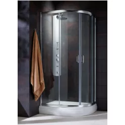   Zuhanykabin, Radaway Premium Plus E1900 íves zuhanykabin 100x80 fabrik üveggel