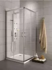 Zuhanykabin, Radaway Premium Plus D szögletes zuhanykabin 120x80 barna