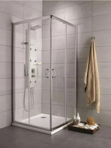 Zuhanykabin, Radaway Premium Plus D szögletes zuhanykabin 120x80 barna