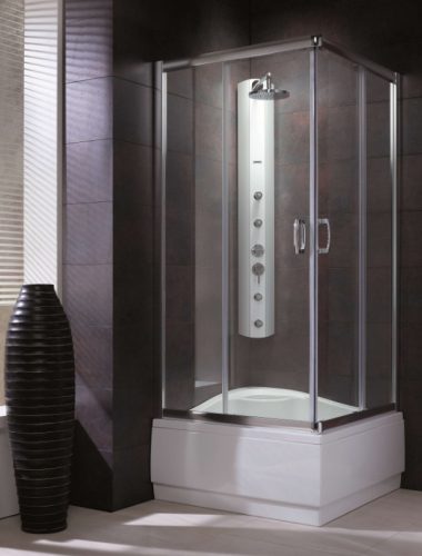 Zuhanykabin, Radaway Premium Plus C1700 szögletes zuhanykabin 80x80 fabrik üveggel