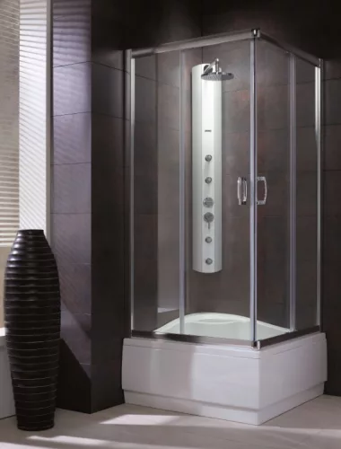 Zuhanykabin, Radaway Premium Plus C1700 szögletes zuhanykabin 80x80 fabrik üveggel