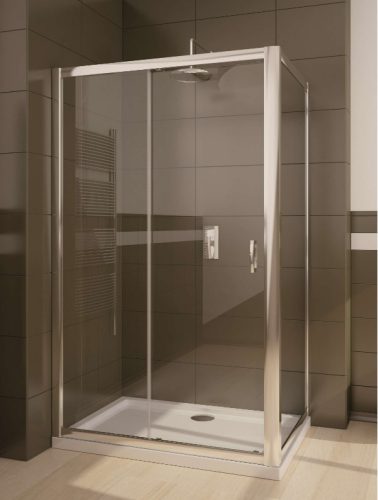 Zuhanykabin, Radaway Premium Plus DWJ+S szögletes zuhanykabin 95x100 átlátszó