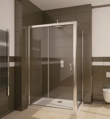 Zuhanykabin, Radaway Premium Plus DWJ+S szögletes zuhanykabin 105x75 átlátszó
