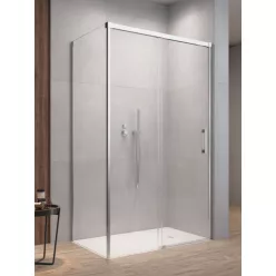   Zuhanykabin, Radaway Idea KDS szögletes zuhanykabin 140x80 átlátszó balos