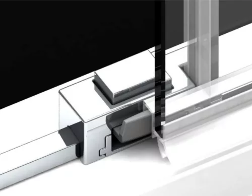 Zuhanykabin, Radaway Idea KDS szögletes zuhanykabin 140x90 átlátszó balos