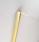 Zuhanykabin, Radaway Furo Gold KDD szögletes arany zuhanykabin 120x90 átlátszó