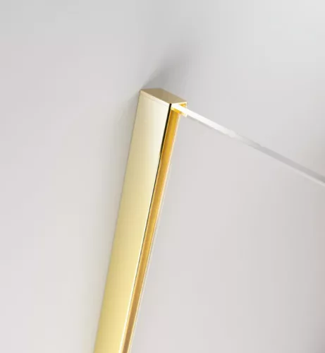 Zuhanykabin, Radaway Furo Gold KDJ szögletes arany zuhanykabin 90x75 átlátszó balos