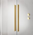 Zuhanykabin, Radaway Furo Gold KDJ szögletes arany zuhanykabin 150x75 átlátszó jobbos