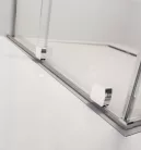 Zuhanykabin, Radaway Furo KDD szögletes zuhanykabin 80x110 átlátszó