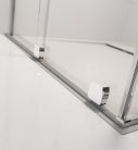 Zuhanykabin, Radaway Furo KDJ szögletes zuhanykabin 90x75 átlátszó balos
