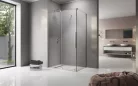 Zuhanykabin, Radaway Furo KDJ szögletes zuhanykabin 140x75 átlátszó jobbos