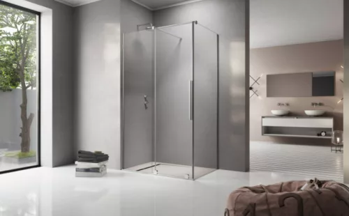 Zuhanykabin, Radaway Furo KDJ szögletes zuhanykabin 150x75 átlátszó balos