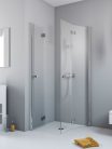 Zuhanykabin, Radaway Essenza KDD-B szögletes zuhanykabin 80x90 átlátszó
