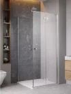 Zuhanykabin, Radaway Essenza KDJ-B szögletes zuhanykabin 90x80 átlátszó balos