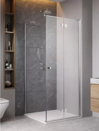 Zuhanykabin, Radaway Essenza KDJ-B szögletes zuhanykabin 80x120 átlátszó jobbos