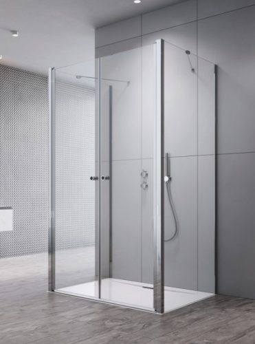 Zuhanykabin, Radaway Eos DWD+2S II szögletes zuhanykabin 90x100 átlátszó