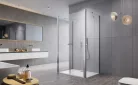 Zuhanykabin, Radaway Eos DWD+2S II szögletes zuhanykabin 100x70 átlátszó
