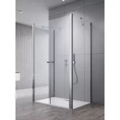   Zuhanykabin, Radaway Eos DWD+2S II szögletes zuhanykabin 100x80 átlátszó