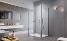 Zuhanykabin, Radaway Eos DWD+2S II szögletes zuhanykabin 120x80 átlátszó