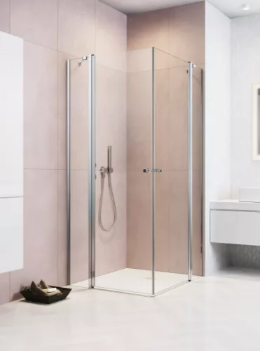Zuhanykabin, Radaway Eos KDD II szögletes zuhanykabin 90x80 átlátszó